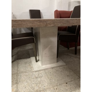 mesa extensible y 4 sillas