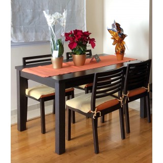 mesa extensible y 4 sillas