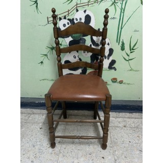 silla de madera vintage