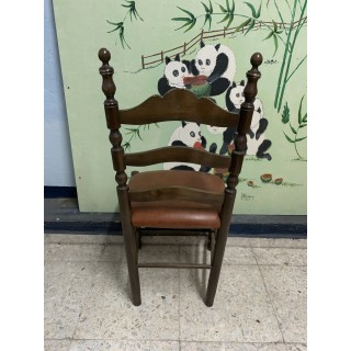 silla de madera vintage
