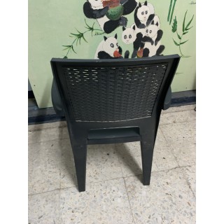 1 silla de jardín de ratan