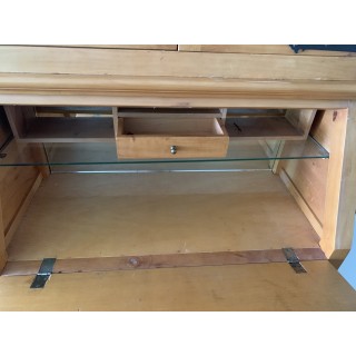 escritorio/armario de secretaria de pino