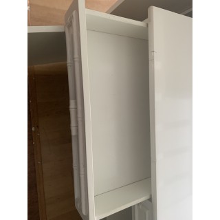 aparador de bamboo blanca sintetico